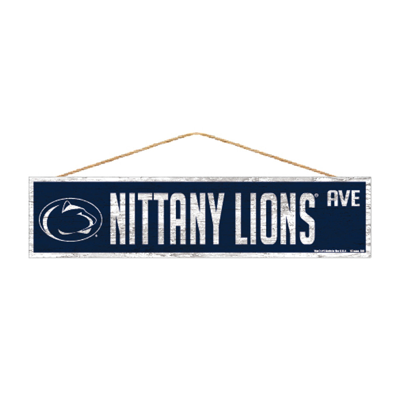 Penn State Nittany Lions Sign 4x17 Wood Avenue Design - Sports Collectibles, Sports Memorabilia, Sports Fan Shop, Sports Gifts