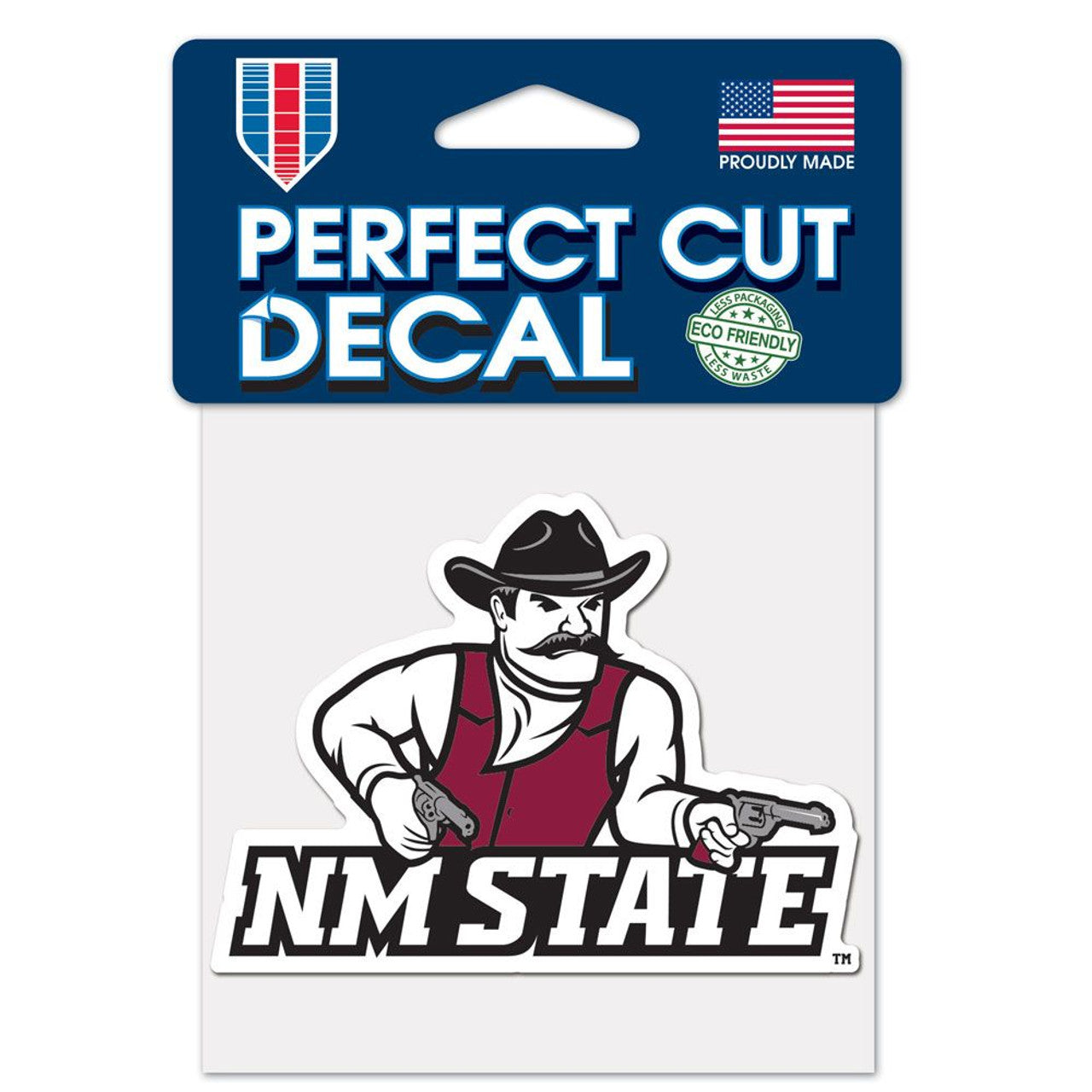New Mexico State Aggies Decal 4x4 Perfect Cut Color - Sports Collectibles, Sports Memorabilia, Sports Fan Shop, Sports Gifts