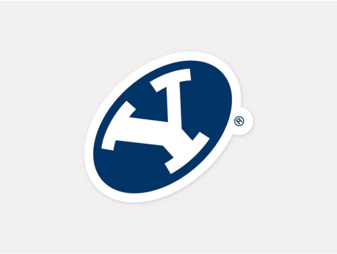 BYU Cougars Decal 4x4 Perfect Cut Color - Sports Collectibles, Sports Memorabilia, Sports Fan Shop, Sports Gifts