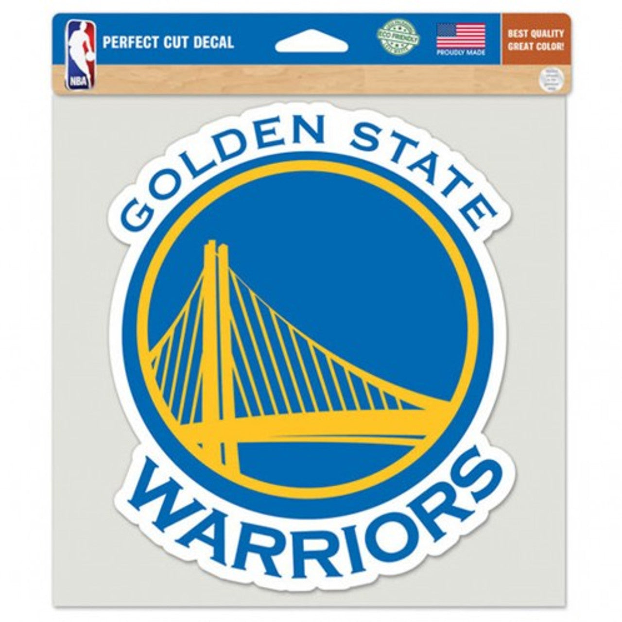 Golden State Warriors Decal 8x8 Die Cut Color - Sports Collectibles, Sports Memorabilia, Sports Fan Shop, Sports Gifts