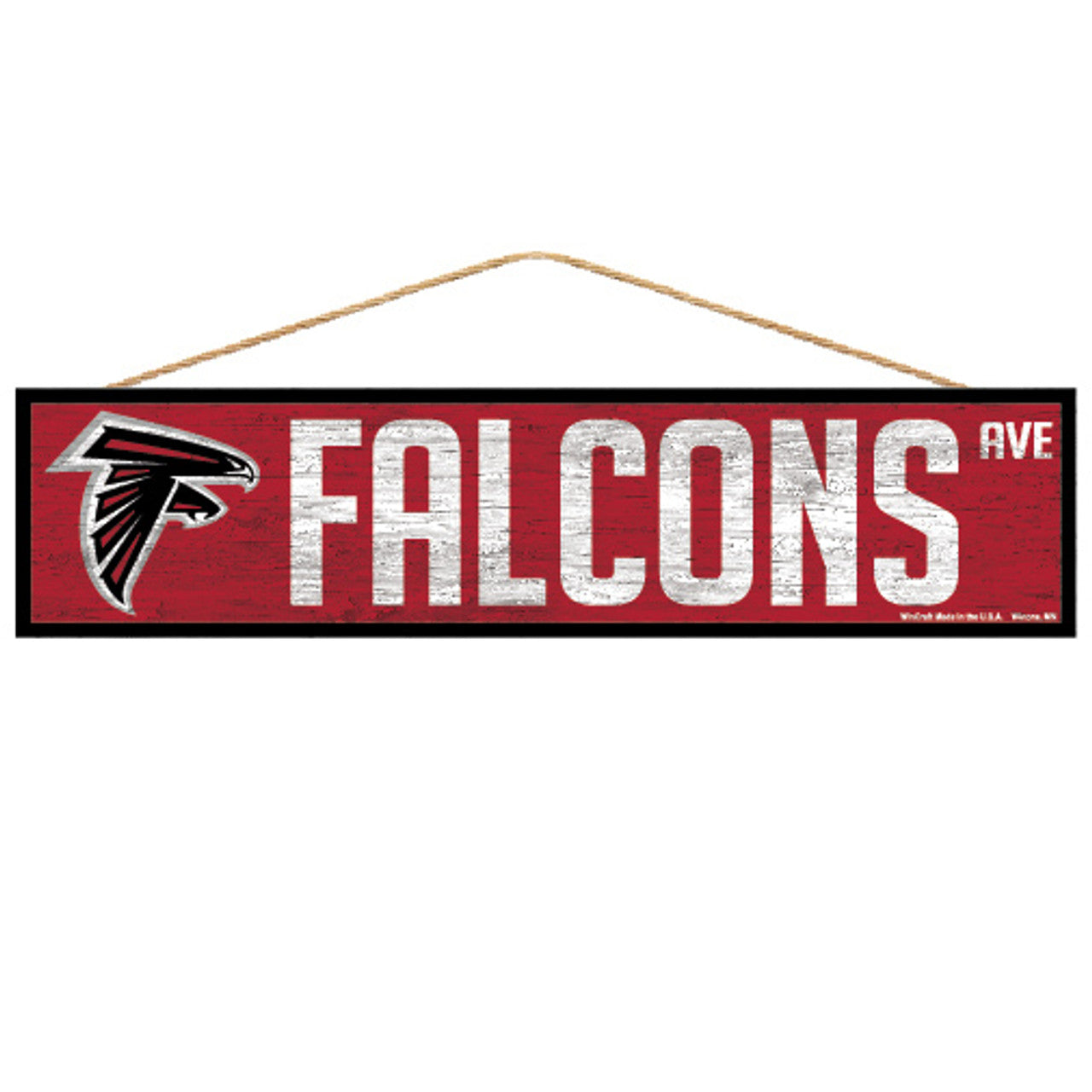 Atlanta Falcons Sign 4x17 Wood Avenue Design - Sports Collectibles, Sports Memorabilia, Sports Fan Shop, Sports Gifts