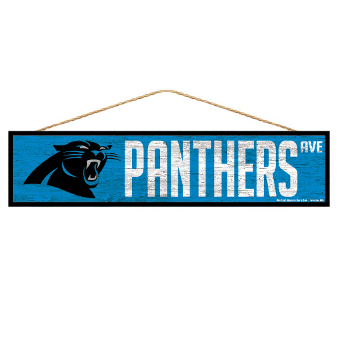 Carolina Panthers Sign 4x17 Wood Avenue Design - Sports Collectibles, Sports Memorabilia, Sports Fan Shop, Sports Gifts