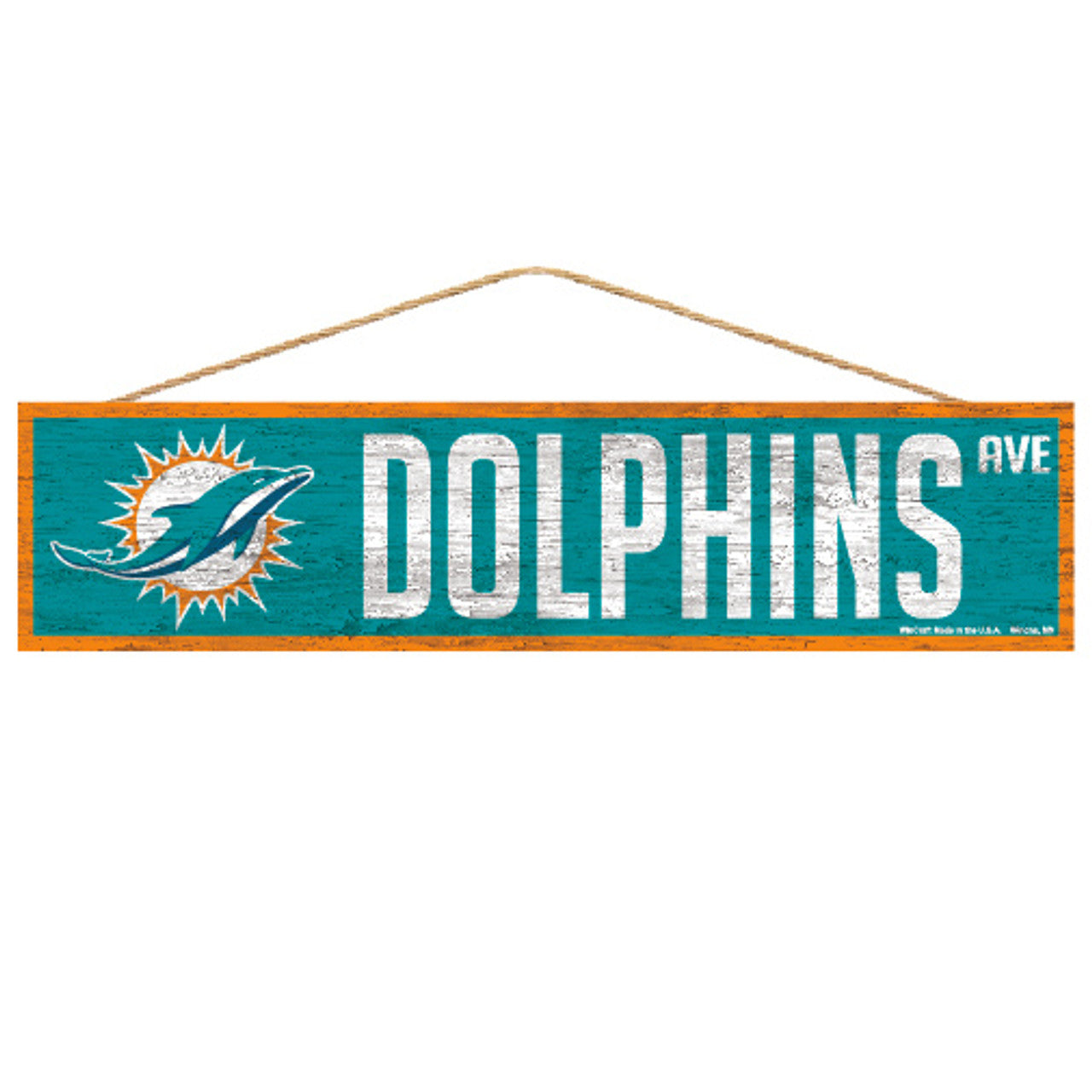 Miami Dolphins Sign 4x17 Wood Avenue Design - Sports Collectibles, Sports Memorabilia, Sports Fan Shop, Sports Gifts