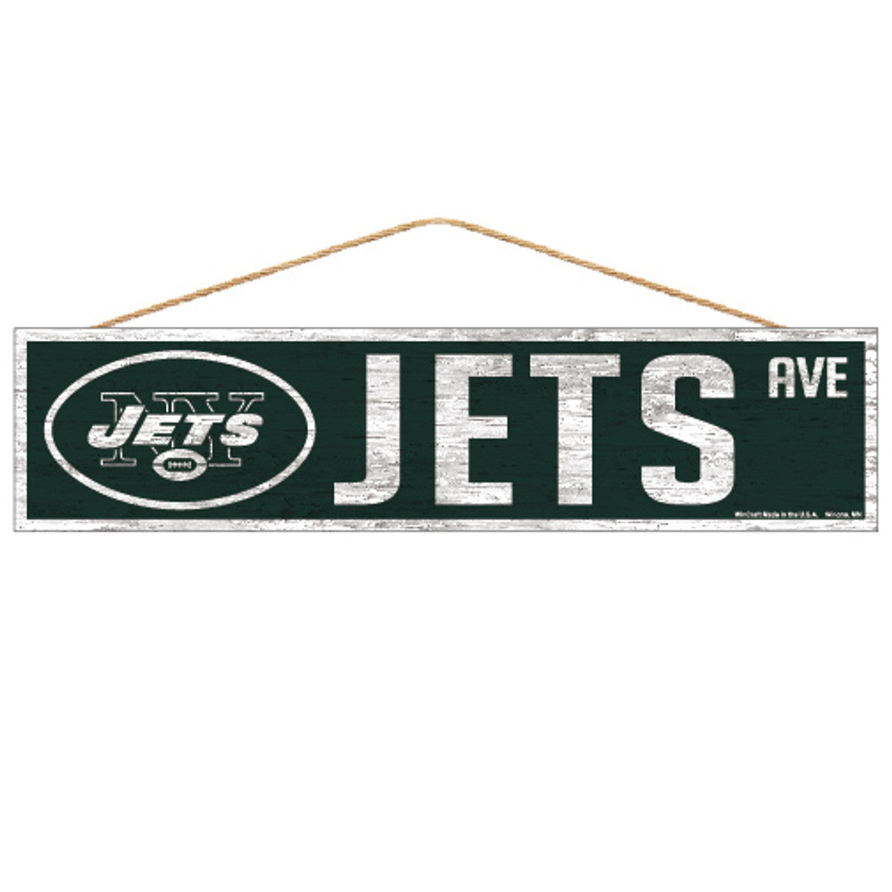 New York Jets Sign 4x17 Wood Avenue Design - Sports Collectibles, Sports Memorabilia, Sports Fan Shop, Sports Gifts