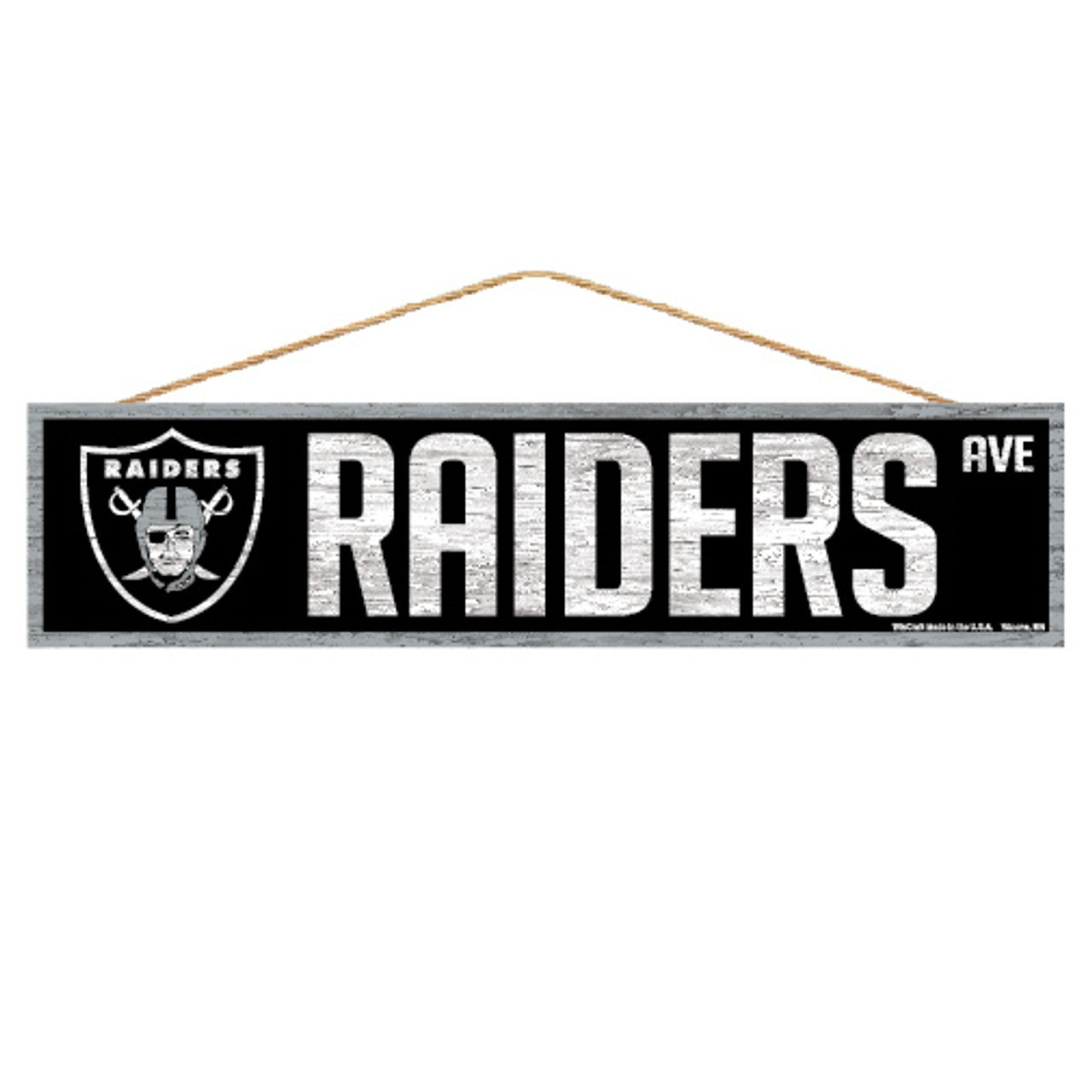 Las Vegas Raiders Sign 4x17 Wood Avenue Design - Sports Collectibles, Sports Memorabilia, Sports Fan Shop, Sports Gifts