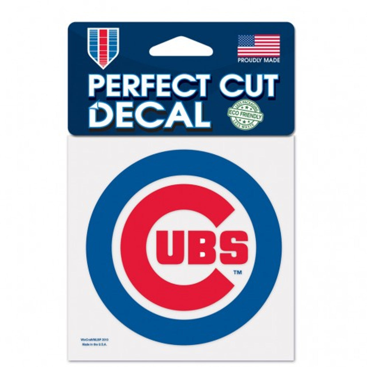 Chicago Cubs Decal 4x4 Perfect Cut Color - Sports Collectibles, Sports Memorabilia, Sports Fan Shop, Sports Gifts