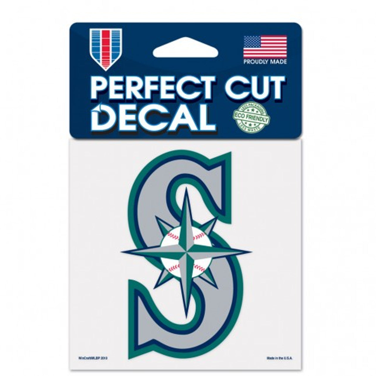 Seattle Mariners Decal 4x4 Perfect Cut Color - Special Order - Sports Collectibles, Sports Memorabilia, Sports Fan Shop, Sports Gifts