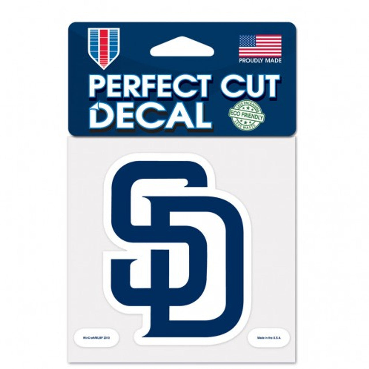 San Diego Padres Decal 4x4 Perfect Cut Color - Sports Collectibles, Sports Memorabilia, Sports Fan Shop, Sports Gifts