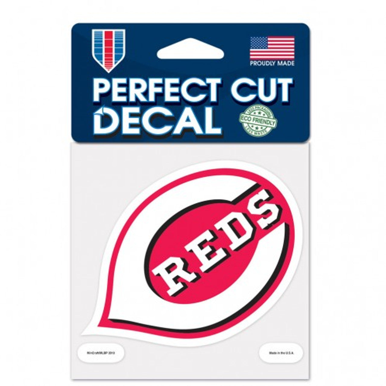 Cincinnati Reds Decal 4x4 Perfect Cut Color - Sports Collectibles, Sports Memorabilia, Sports Fan Shop, Sports Gifts