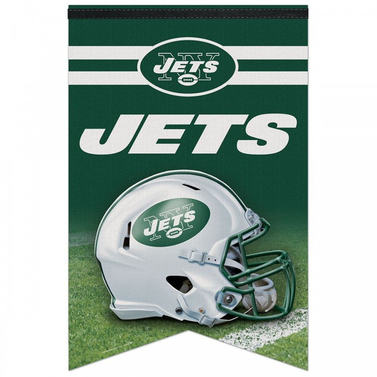 New York Jets Banner 17x26 Pennant Style Premium Felt - Sports Collectibles, Sports Memorabilia, Sports Fan Shop, Sports Gifts
