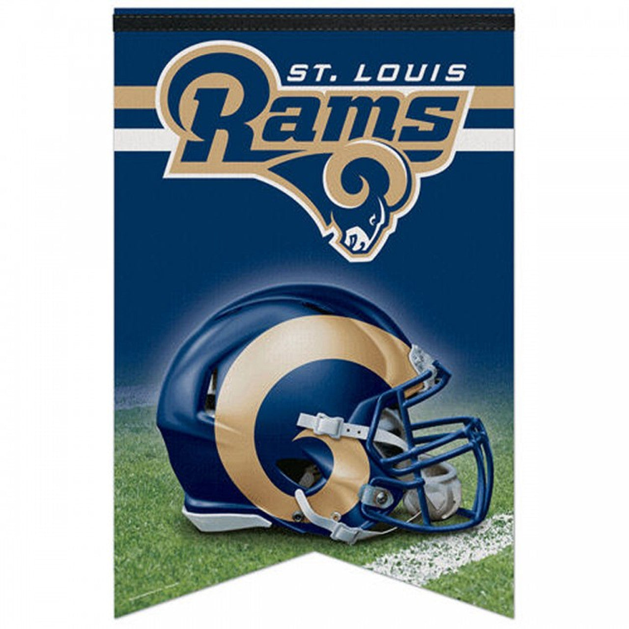 St. Louis Rams Banner 17x26 Pennant Style Premium Felt - Sports Collectibles, Sports Memorabilia, Sports Fan Shop, Sports Gifts