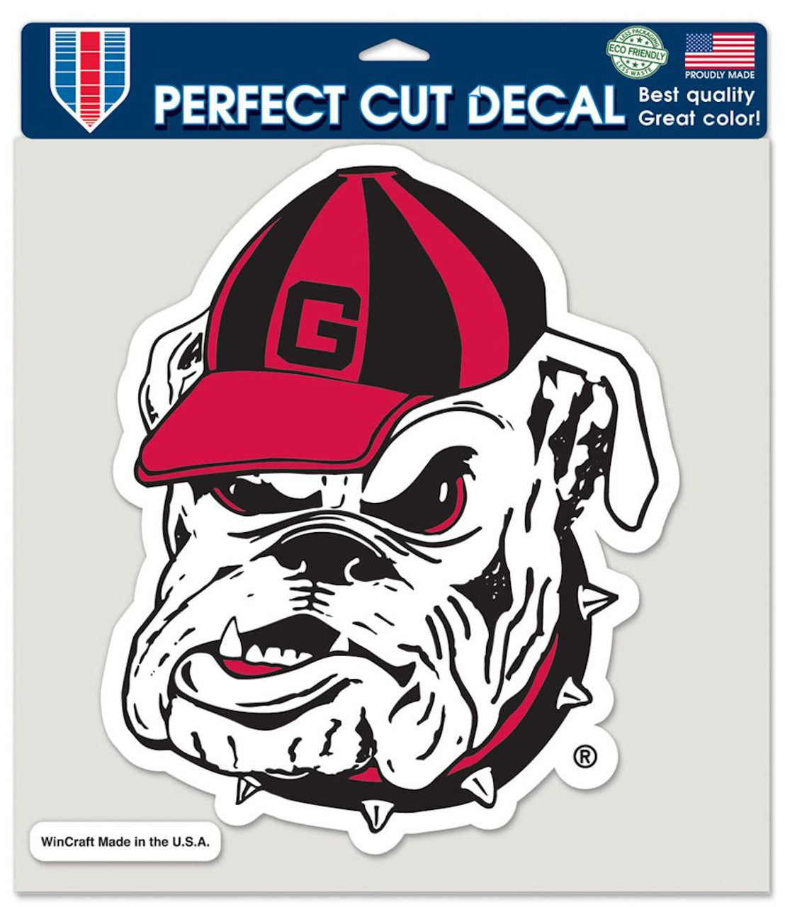Georgia Bulldogs Decal 8x8 Die Cut Color - Bulldog Logo - Sports Collectibles, Sports Memorabilia, Sports Fan Shop, Sports Gifts