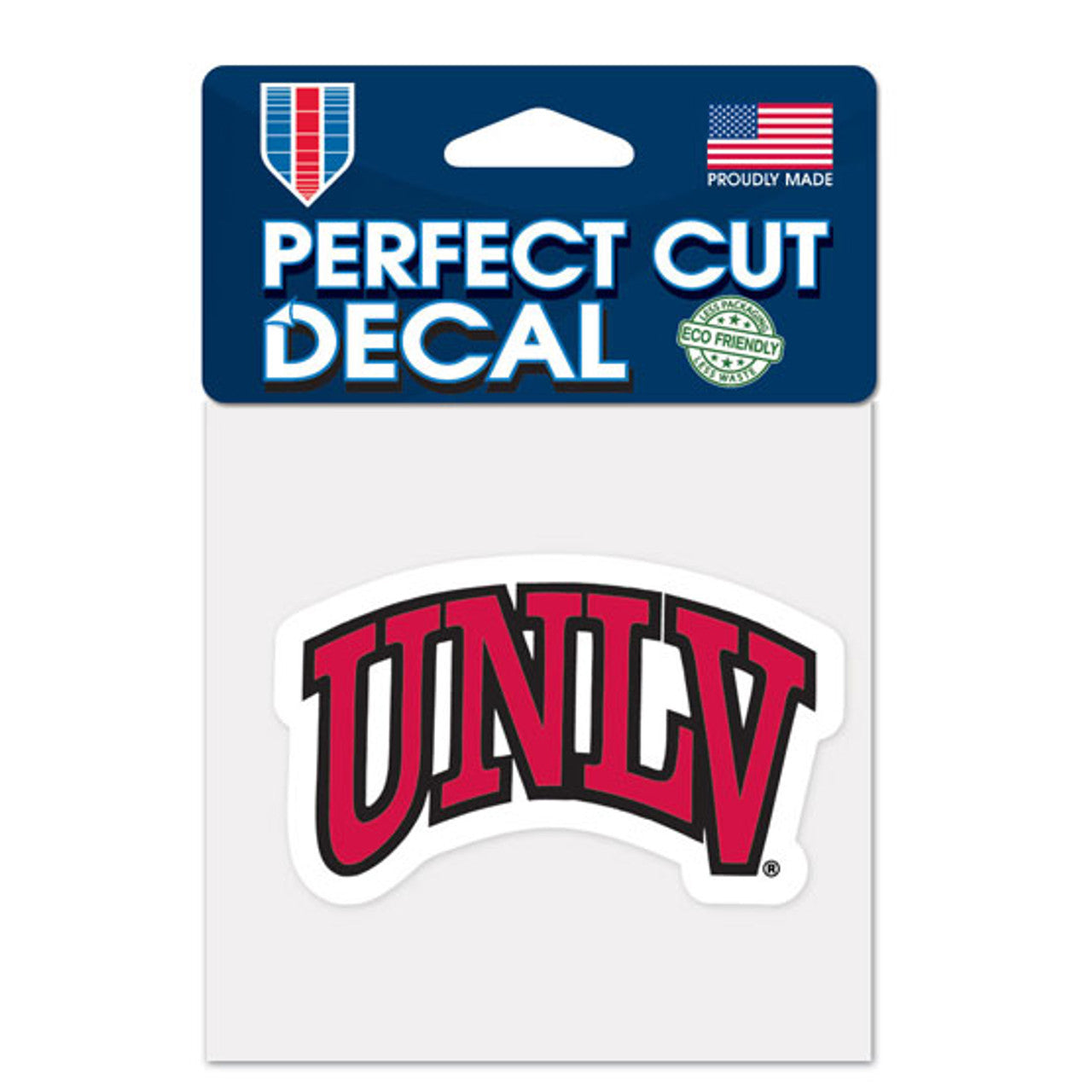 UNLV Runnin' Rebels Decal 4x4 Perfect Cut Color - Sports Collectibles, Sports Memorabilia, Sports Fan Shop, Sports Gifts