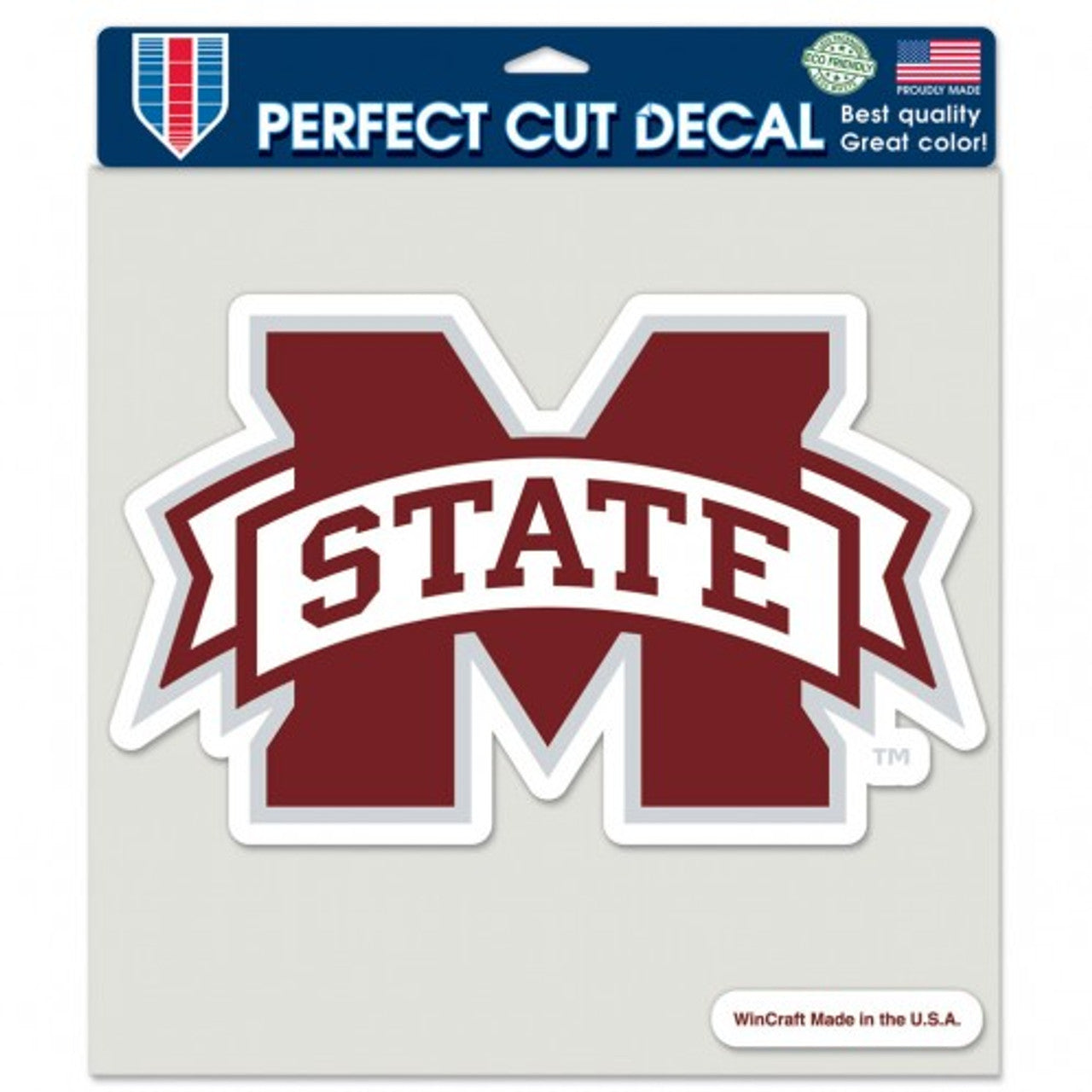 Mississippi State Bulldogs Decal 8x8 Die Cut Color - Sports Collectibles, Sports Memorabilia, Sports Fan Shop, Sports Gifts