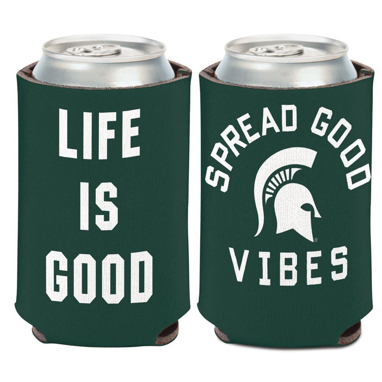Michigan State Spartans Can Cooler Life is Good Design - Sports Collectibles, Sports Memorabilia, Sports Fan Shop, Sports Gifts