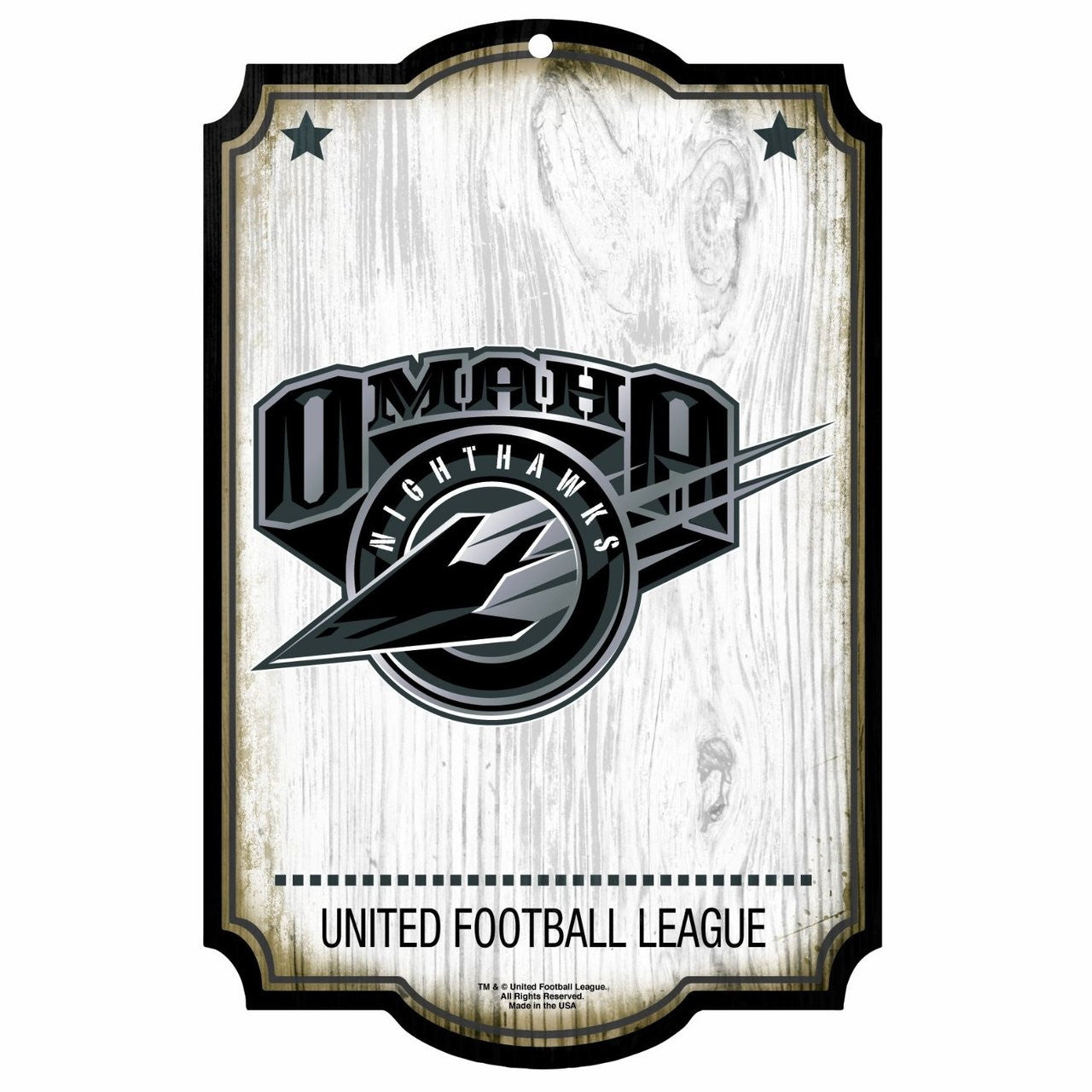 Omaha Nighthawks Sign 11x17 Wood CO - Sports Collectibles, Sports Memorabilia, Sports Fan Shop, Sports Gifts