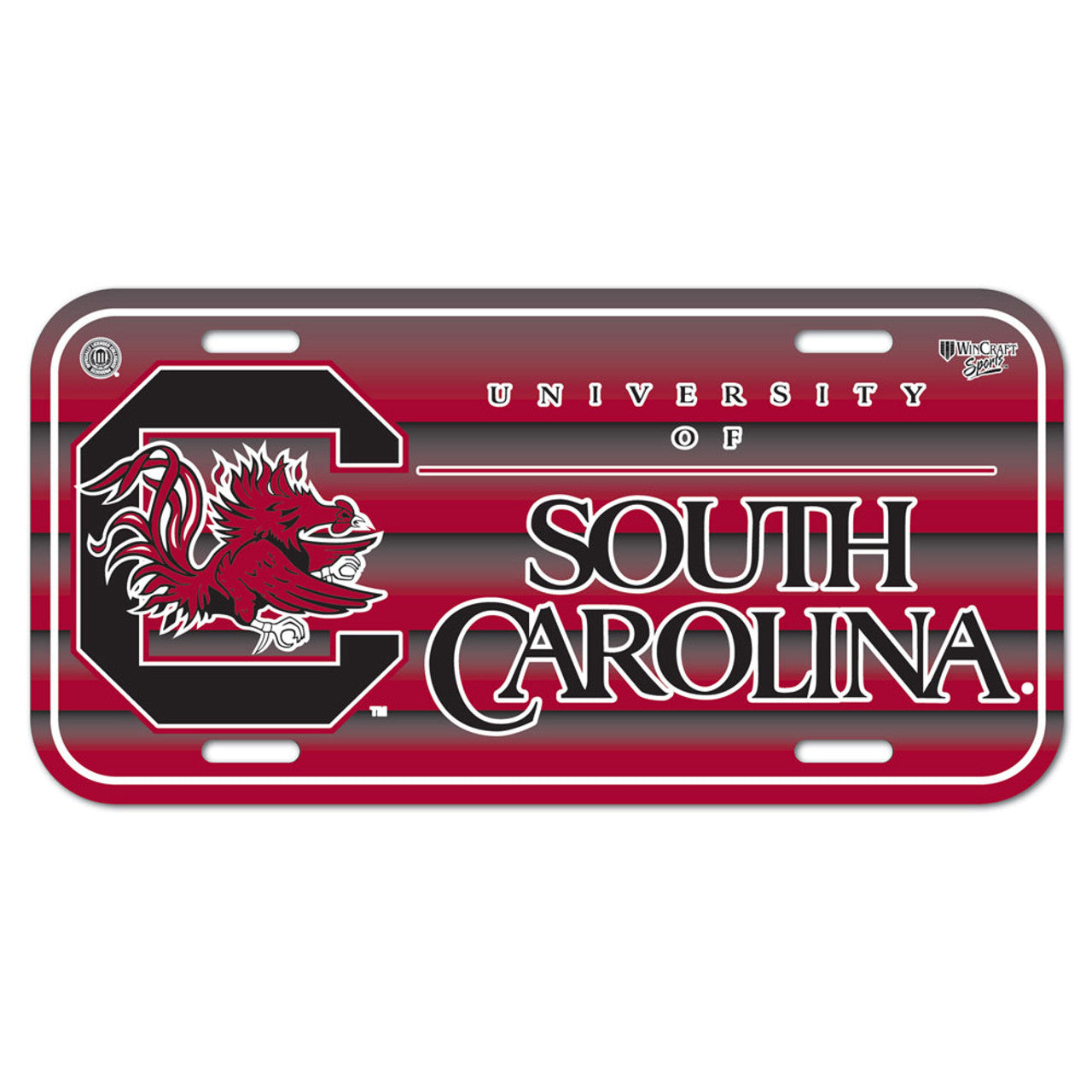South Carolina Gamecocks Plastic License Plate - Sports Collectibles, Sports Memorabilia, Sports Fan Shop, Sports Gifts