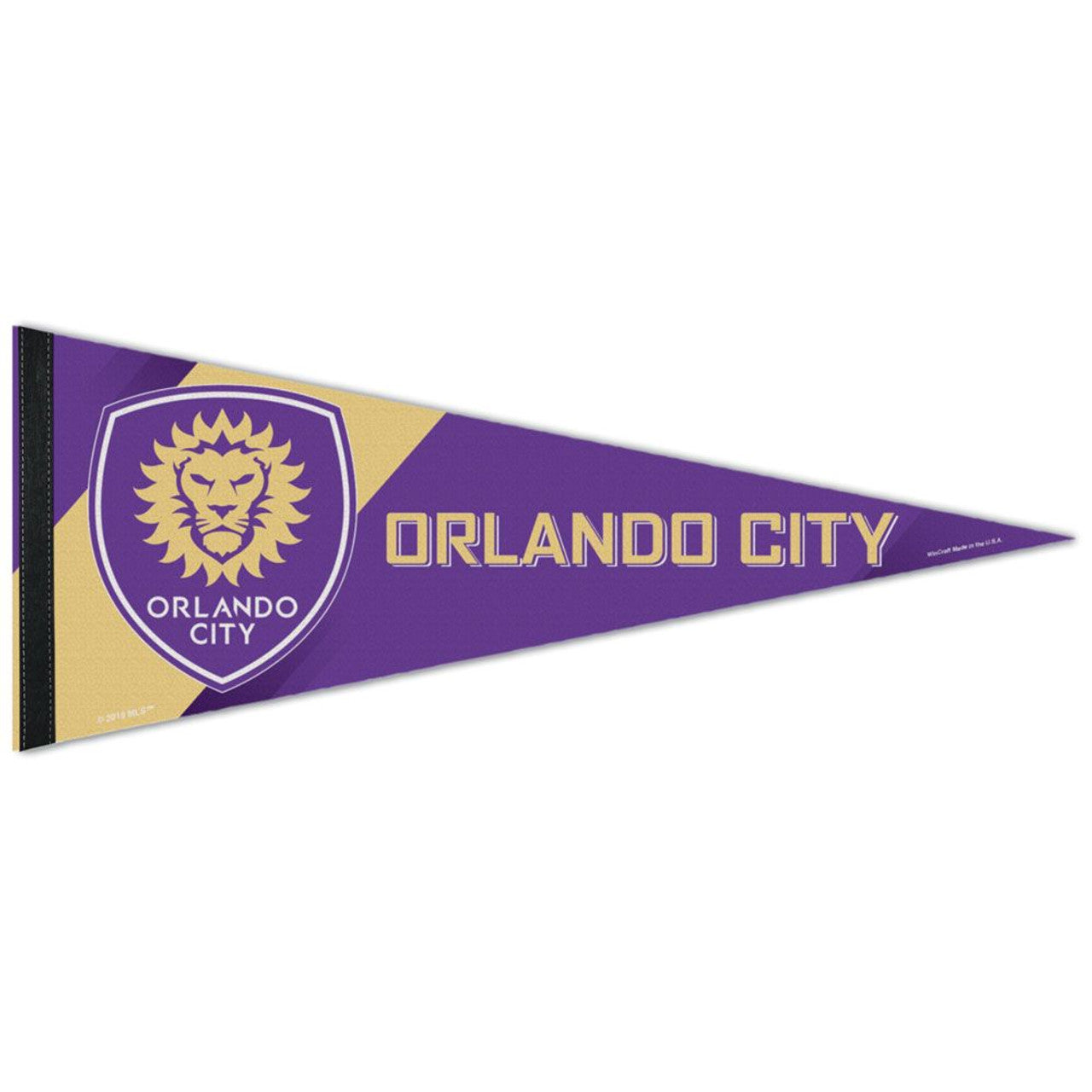 Orlando City SC Pennant 12x30 Premium Style - Special Order - Sports Collectibles, Sports Memorabilia, Sports Fan Shop, Sports Gifts