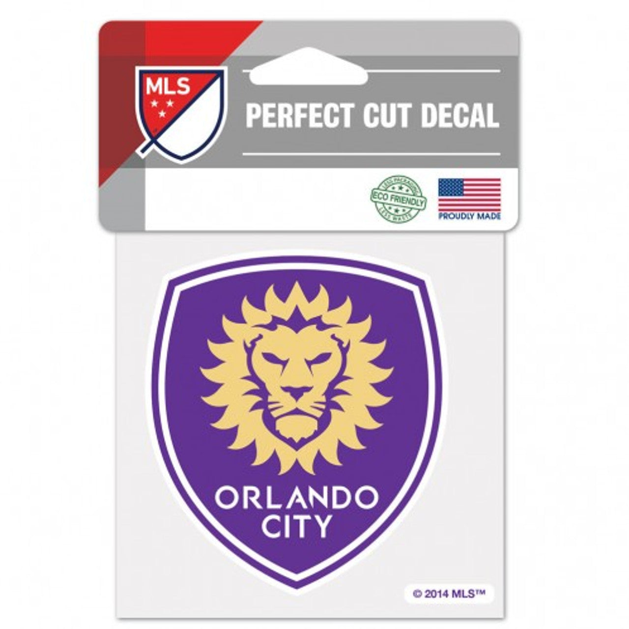 Orlando City SC Decal 4x4 Perfect Cut Color - Sports Collectibles, Sports Memorabilia, Sports Fan Shop, Sports Gifts