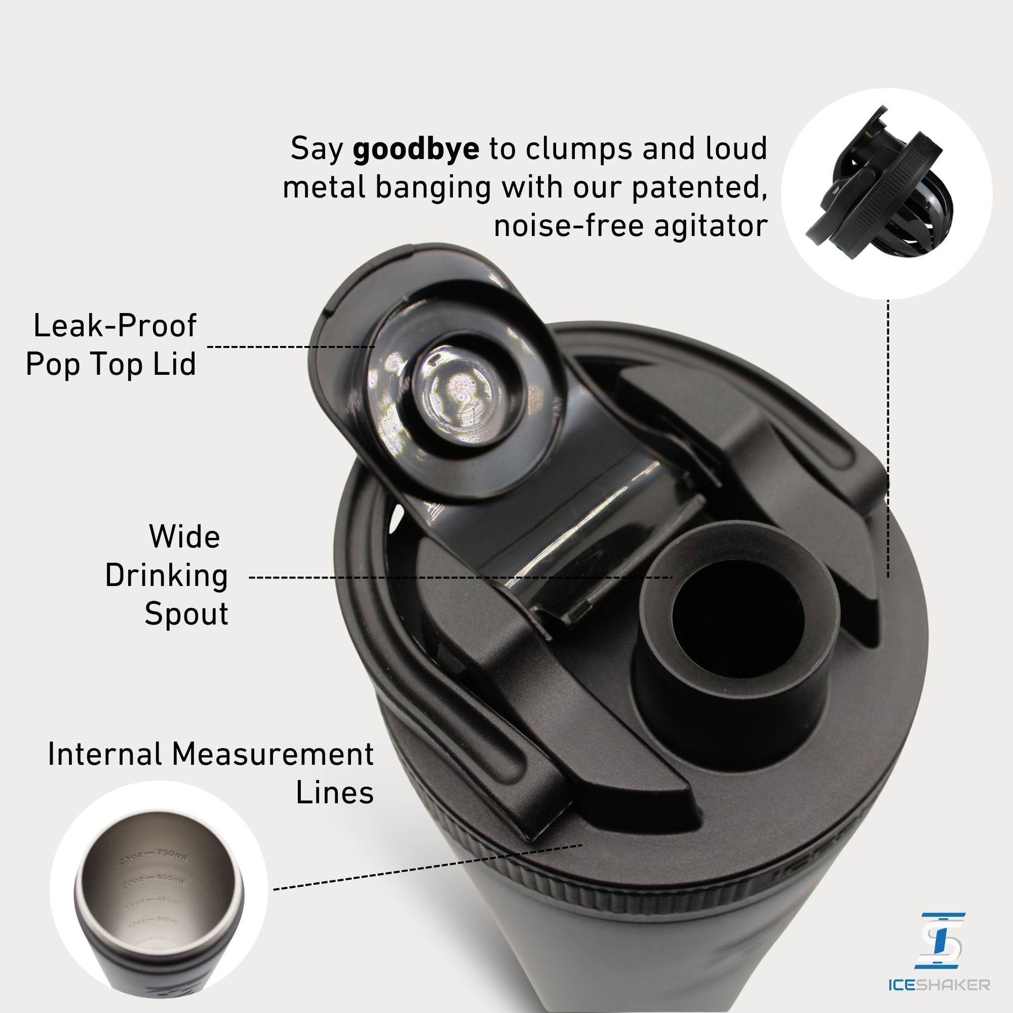 Custom Vertimax 32oz Ice Shaker - Sports Gifts, Sports Memorabilia, Sports Collectibles, Fan Shop