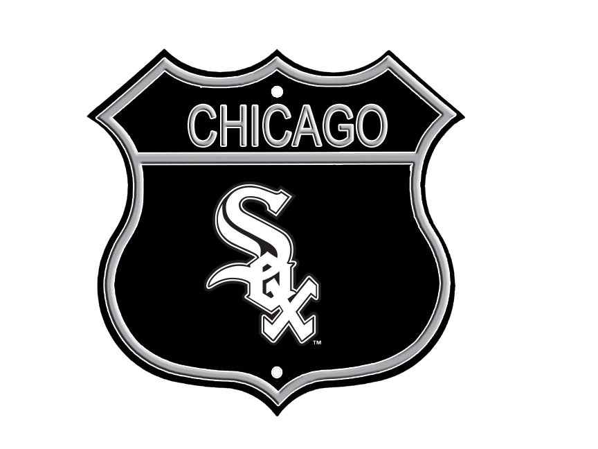 Chicago White Sox Embossed Steel Route Sign