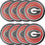 Georgia Bulldogs Paper Plates, 8 ct - 757 Sports Collectibles