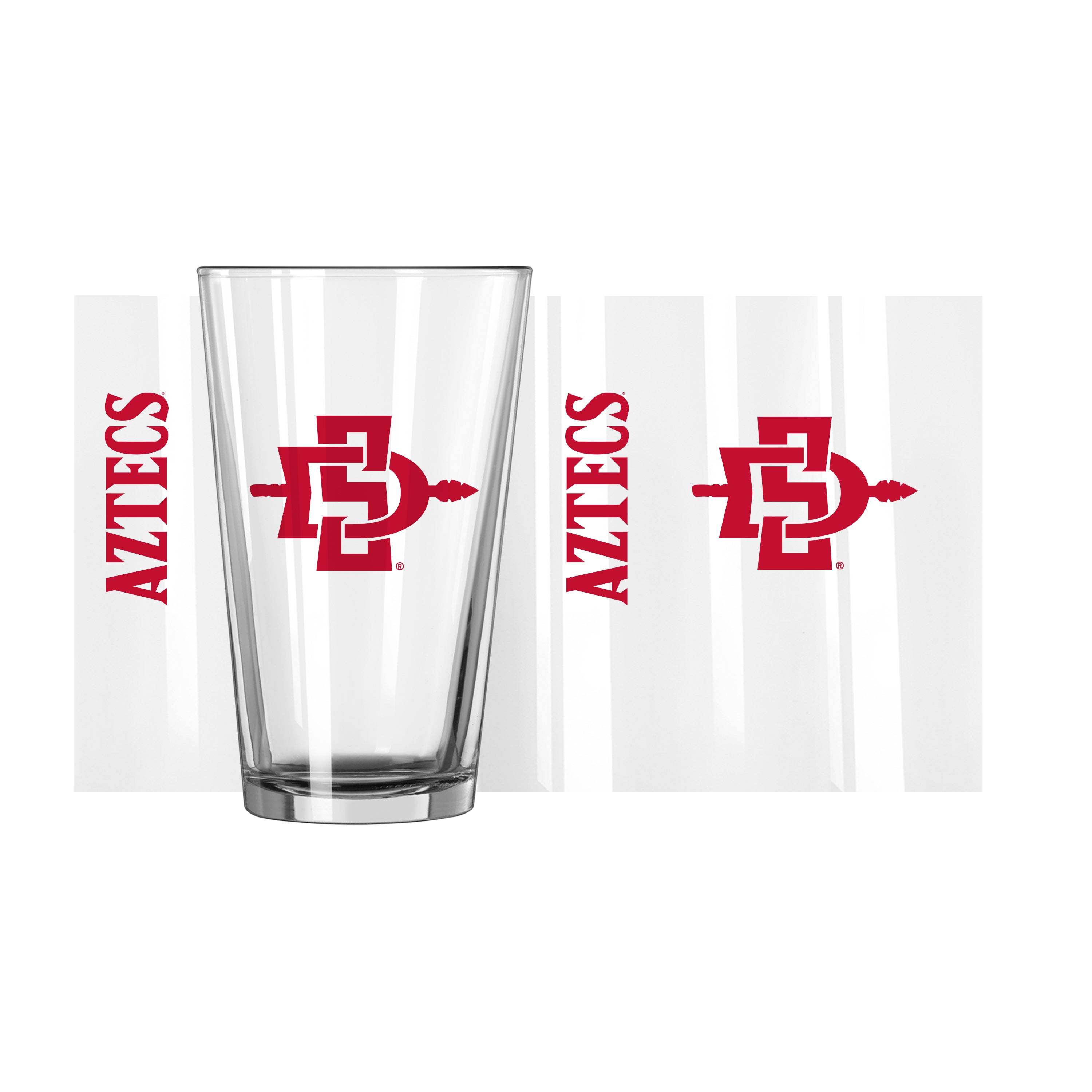 San Diego State 16oz Gameday Pint Glass