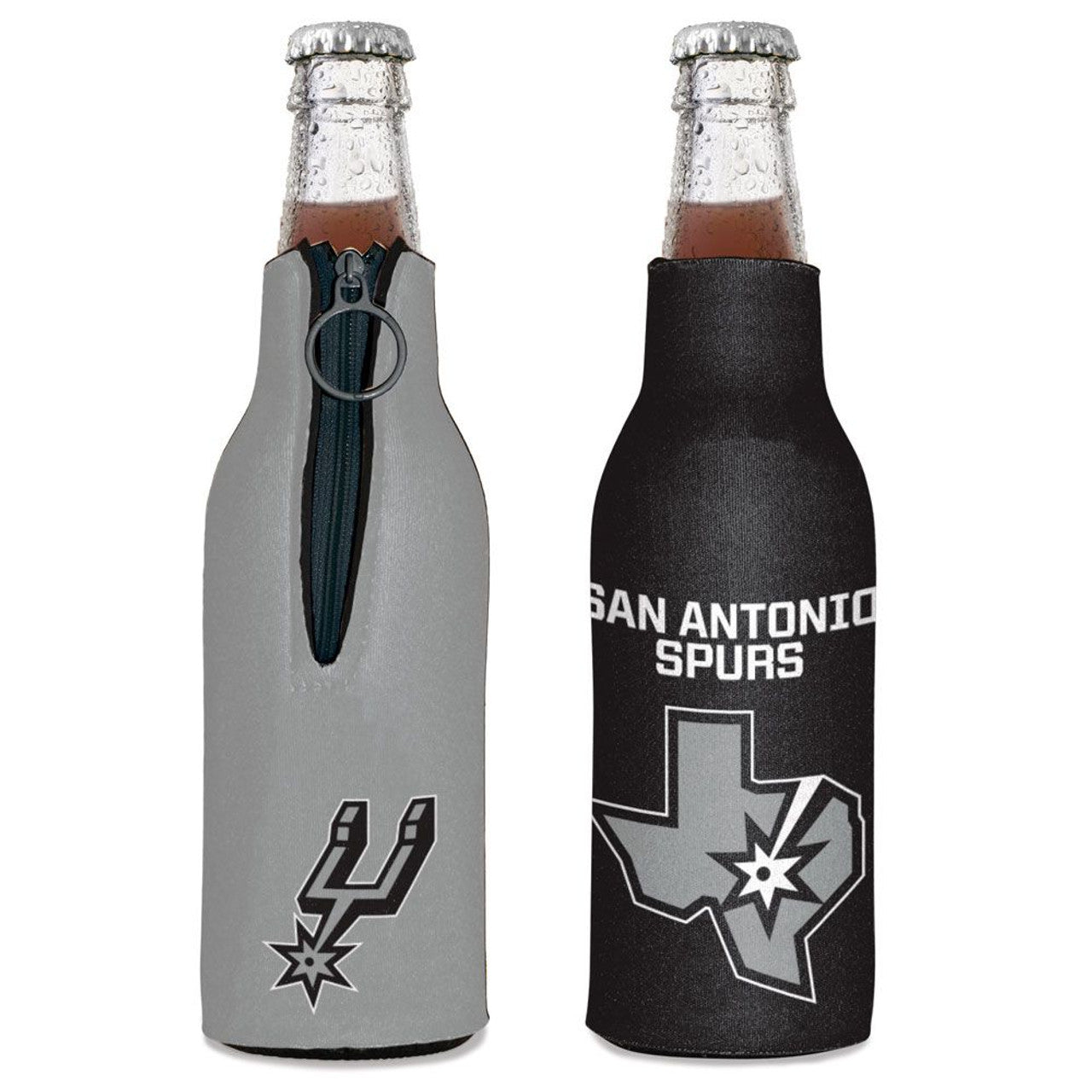 San Antonio Spurs Bottle Cooler - Sports Collectibles, Sports Memorabilia, Sports Fan Shop, Sports Gifts