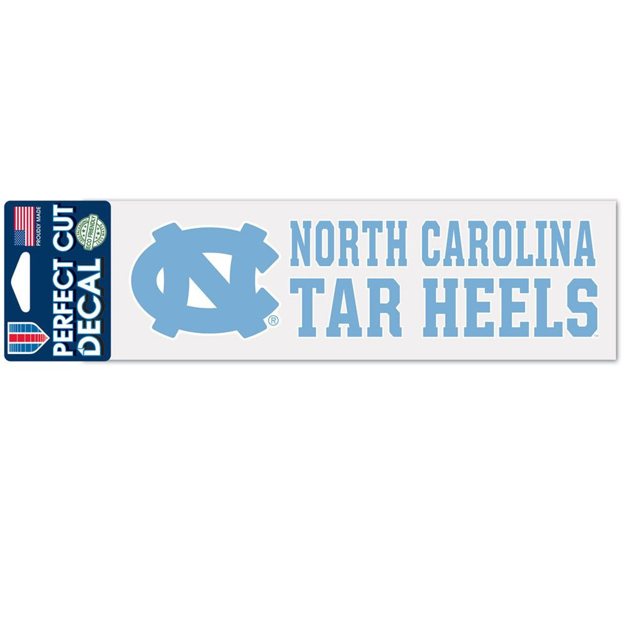North Carolina Tar Heels Decal 3x10 Perfect Cut Color - Special Order - Sports Collectibles, Sports Memorabilia, Sports Fan Shop, Sports Gifts