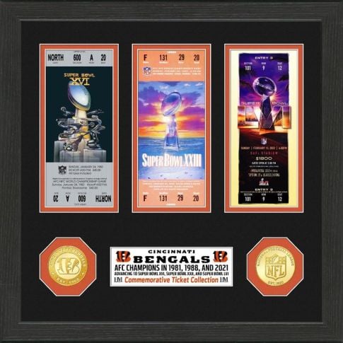 Cincinnati Bengals Super Bowl Ticket Collection - 757 Sports Collectibles