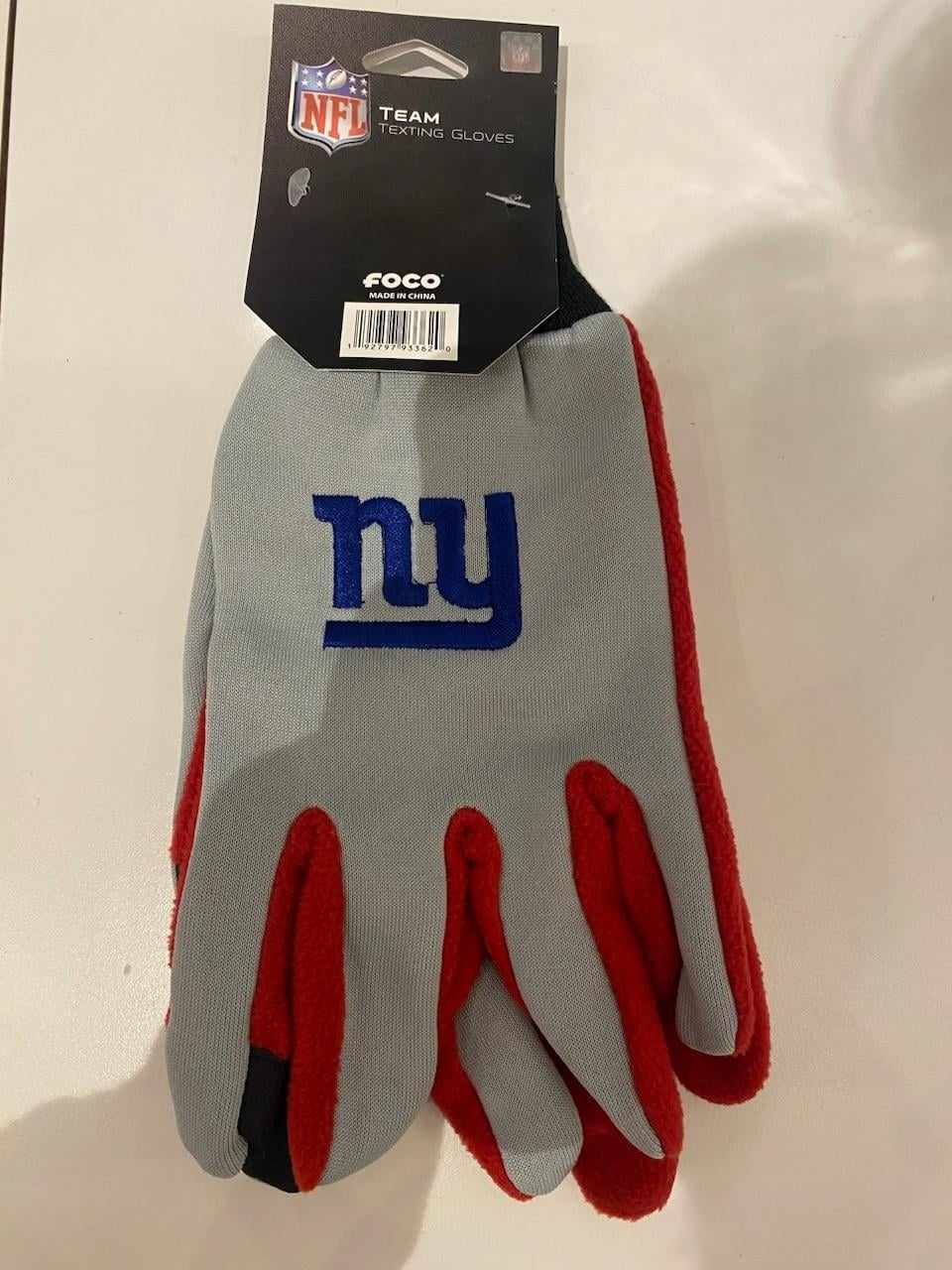 New York Giants Texting Gloves - Sports Collectibles, Sports Memorabilia, Sports Fan Shop, Sports Gifts