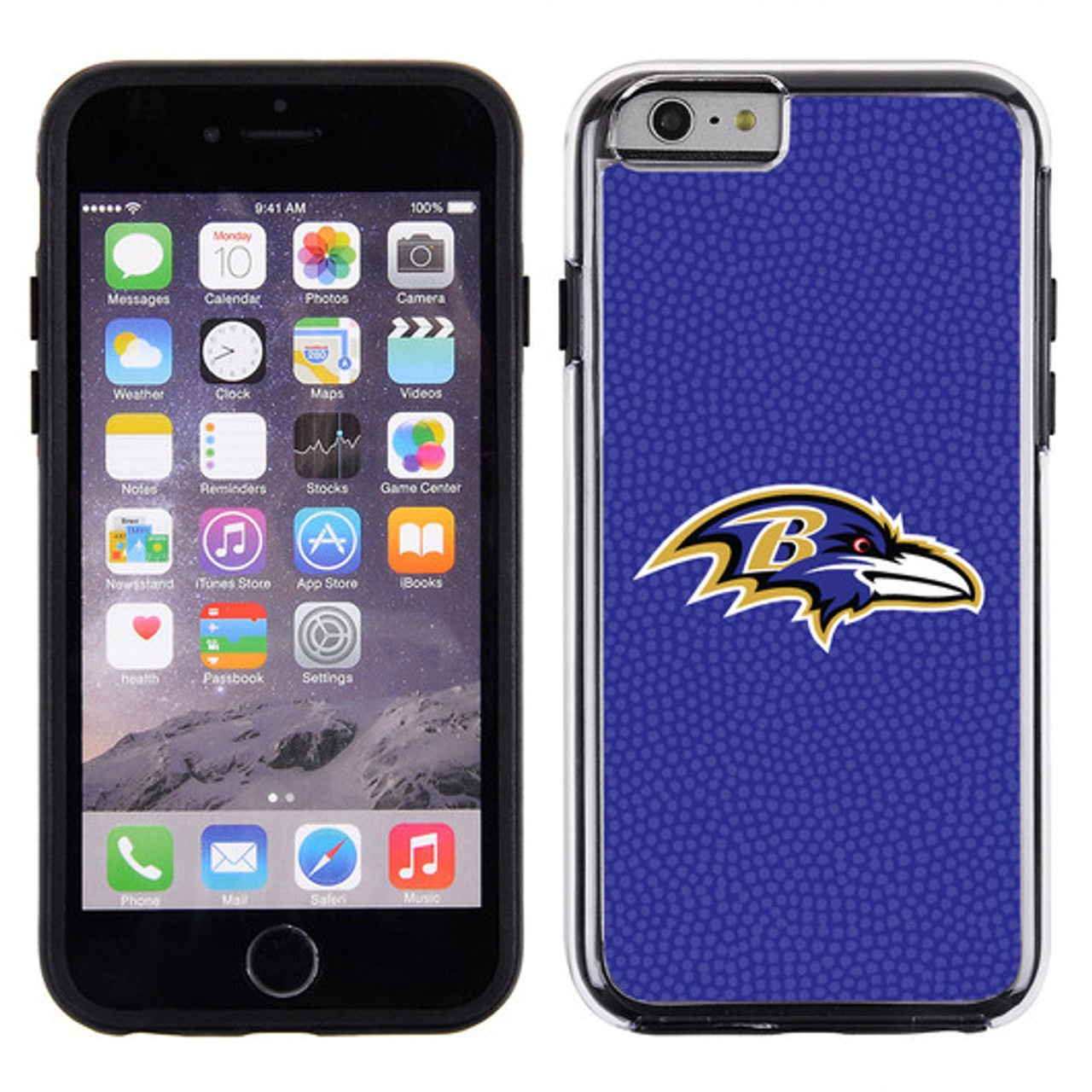 Baltimore Ravens Phone Case Team Color Football Pebble Grain Feel iPhone 6 CO - Sports Collectibles, Sports Memorabilia, Sports Fan Shop, Sports Gifts