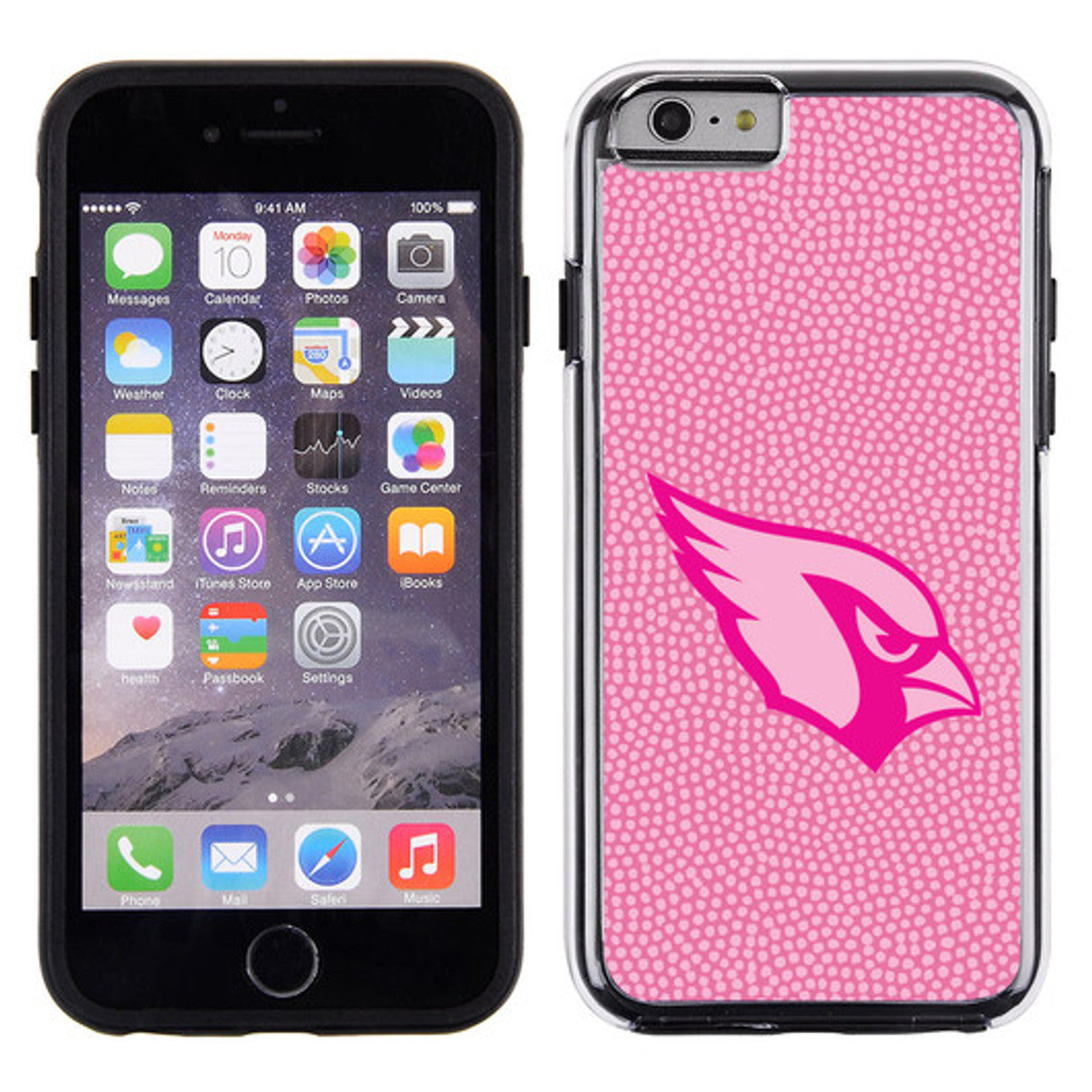 Arizona Cardinals Phone Case Pink Football Pebble Grain Feel iPhone 6 CO - Sports Collectibles, Sports Memorabilia, Sports Fan Shop, Sports Gifts