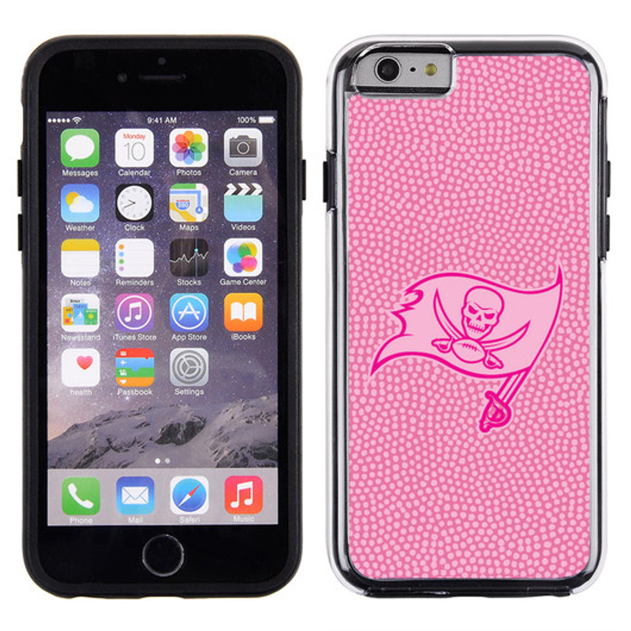 Tampa Bay Buccaneers Phone Case Pink Football Pebble Grain Feel iPhone 6 CO - Sports Collectibles, Sports Memorabilia, Sports Fan Shop, Sports Gifts