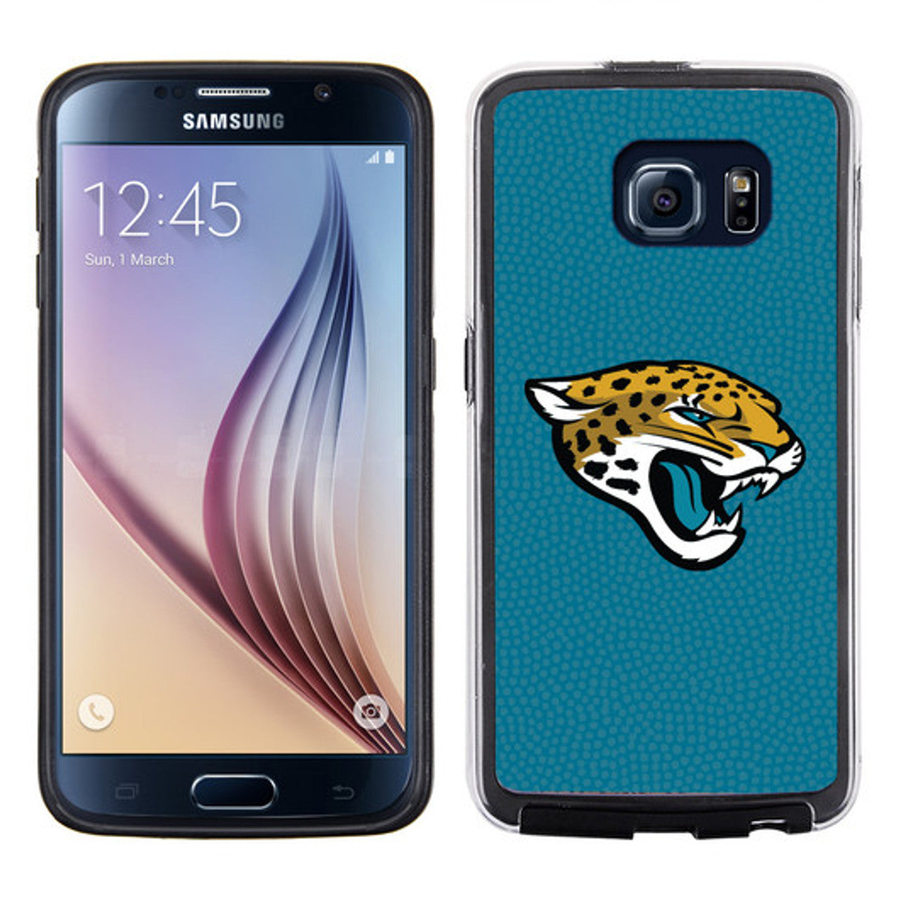Jacksonville Jaguars Team Color NFL Football Pebble Grain Feel Samsung Galaxy S6 Case - - Sports Collectibles, Sports Memorabilia, Sports Fan Shop, Sports Gifts
