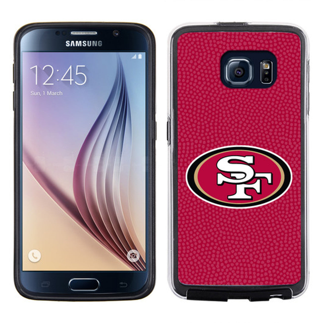 San Francisco 49ers Phone Case Team Color Football Pebble Grain Feel Samsung Galaxy S6 CO - Sports Collectibles, Sports Memorabilia, Sports Fan Shop, Sports Gifts