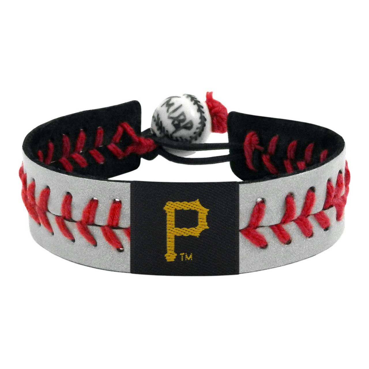 Pittsburgh Pirates Bracelet Reflective Baseball CO - Sports Collectibles, Sports Memorabilia, Sports Fan Shop, Sports Gifts