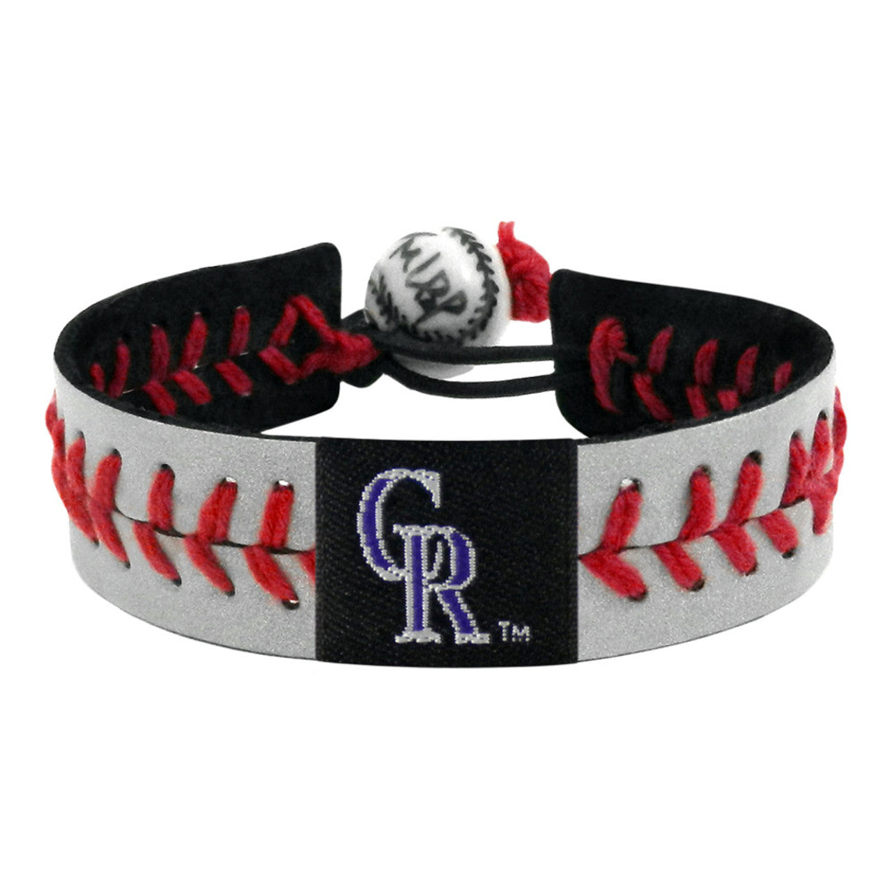 Colorado Rockies Bracelet Reflective Baseball CO - Sports Collectibles, Sports Memorabilia, Sports Fan Shop, Sports Gifts