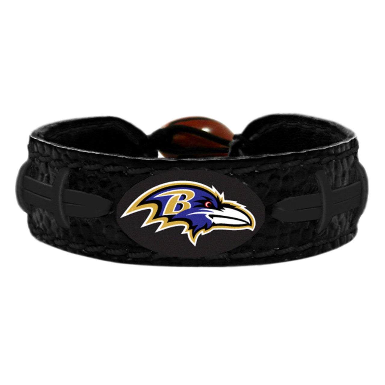 Baltimore Ravens Bracelet Team Color Tonal Black Football CO - Sports Collectibles, Sports Memorabilia, Sports Fan Shop, Sports Gifts