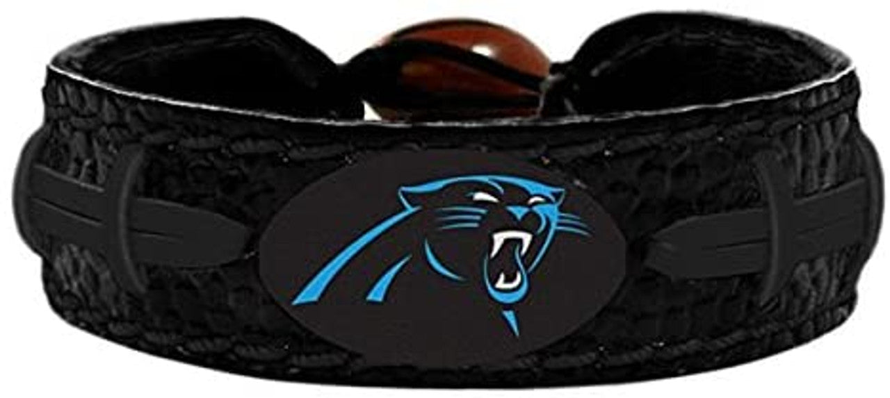 Carolina Panthers Bracelet Team Color Tonal Black Football CO - Sports Collectibles, Sports Memorabilia, Sports Fan Shop, Sports Gifts