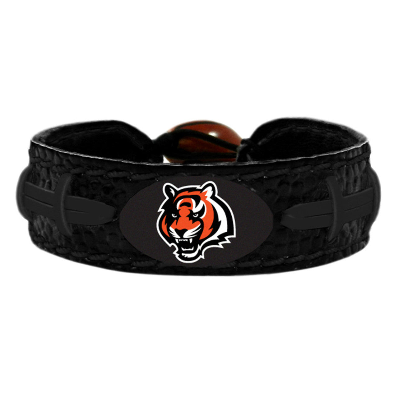 Cincinnati Bengals Bracelet Team Color Tonal Black Football CO - Sports Collectibles, Sports Memorabilia, Sports Fan Shop, Sports Gifts