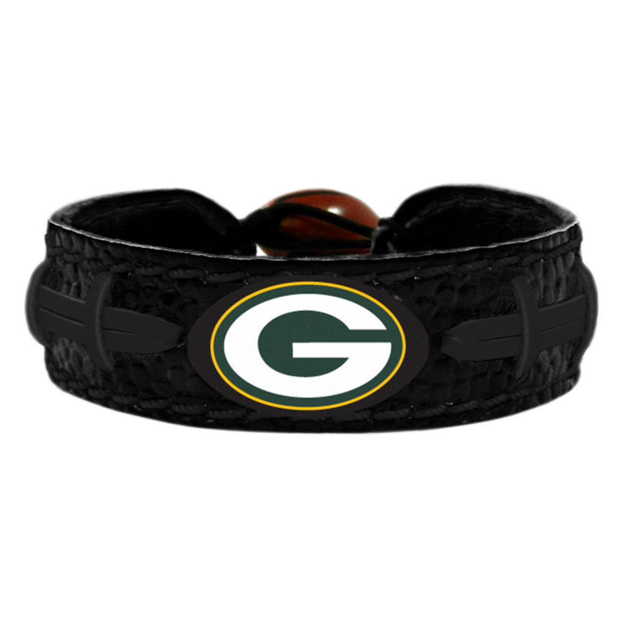Green Bay Packers Bracelet Team Color Tonal Black Football CO - Sports Collectibles, Sports Memorabilia, Sports Fan Shop, Sports Gifts