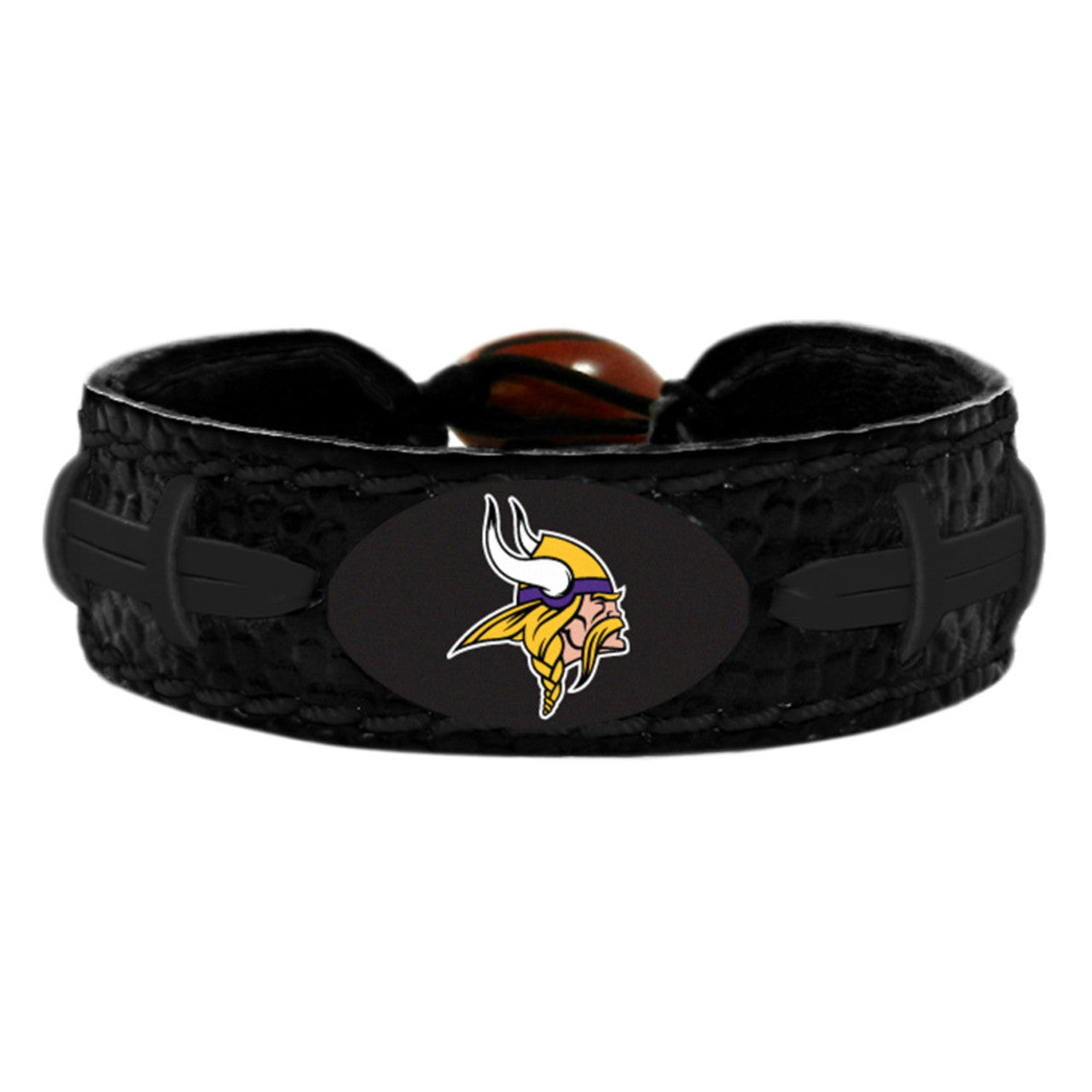 Minnesota Vikings Bracelet Team Color Tonal Black Football CO - Sports Collectibles, Sports Memorabilia, Sports Fan Shop, Sports Gifts