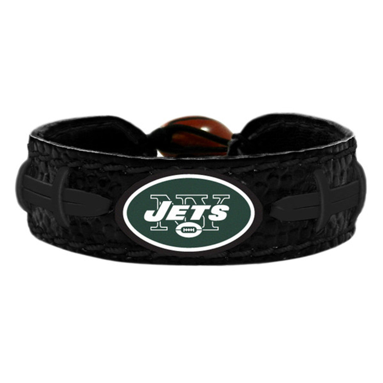New York Jets Bracelet Team Color Tonal Black Football CO - Sports Collectibles, Sports Memorabilia, Sports Fan Shop, Sports Gifts