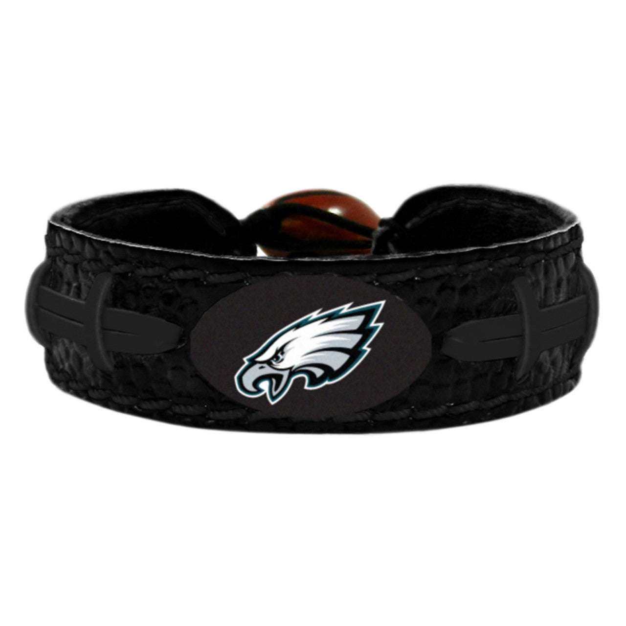 Philadelphia Eagles Bracelet Team Color Football Tonal Black CO - Sports Collectibles, Sports Memorabilia, Sports Fan Shop, Sports Gifts