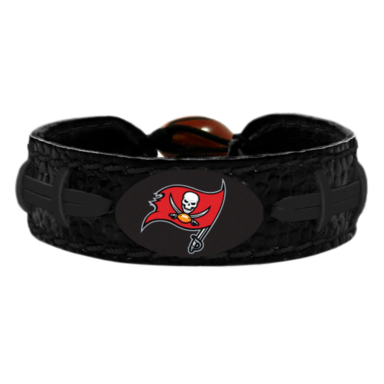 Tampa Bay Buccaneers Bracelet Team Color Tonal Black Football CO - Sports Collectibles, Sports Memorabilia, Sports Fan Shop, Sports Gifts