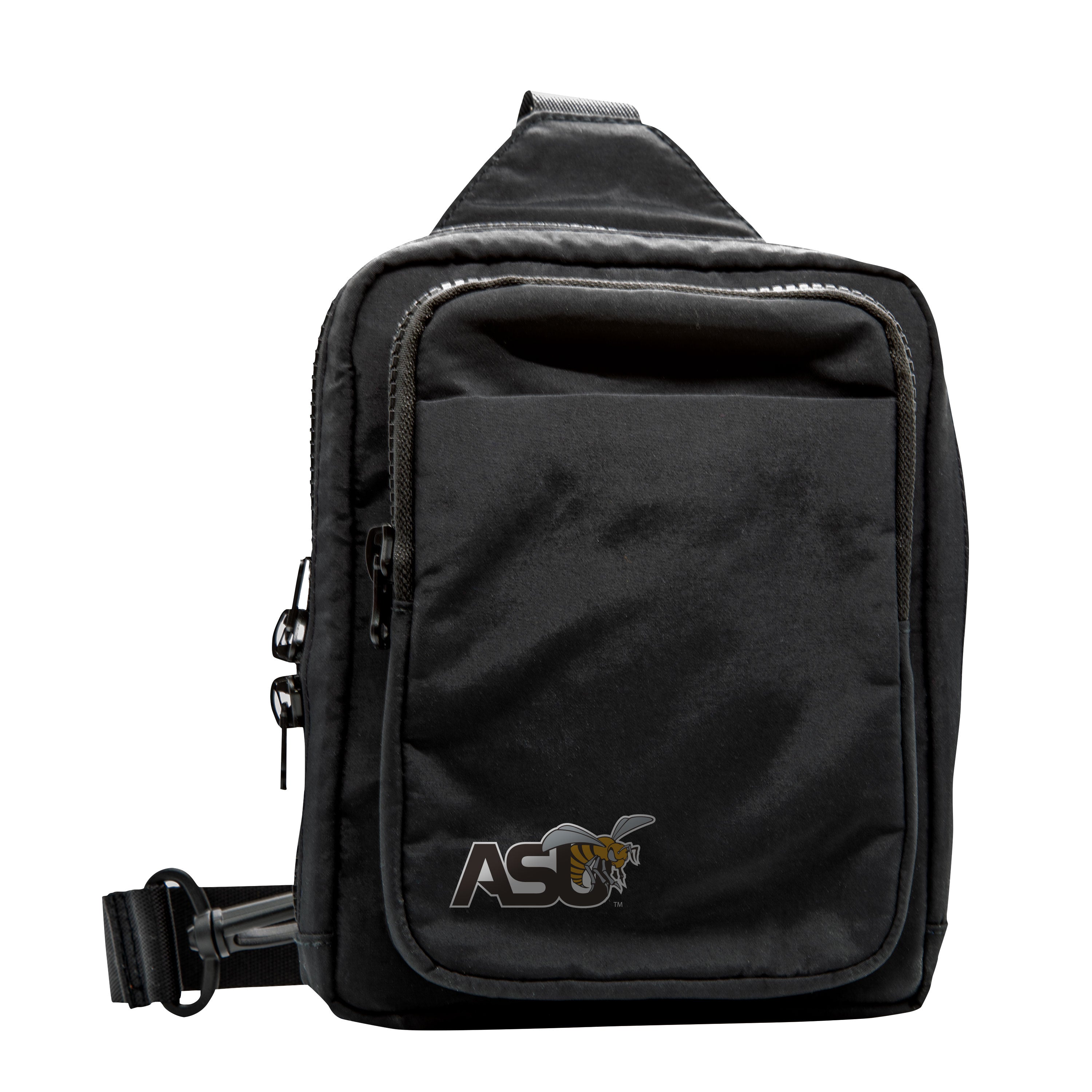 The Alabama State Dash Pack is a versatile crossbody bag ideal for sightseeing, hikes, or errands. It features adjustable straps, expandable pockets, and a hidden water bottle pocket, making it the ultimate belt bag.