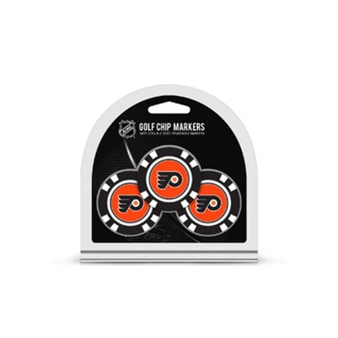 Philadelphia Flyers Golf Chip with Marker 3 Pack - Sports Collectibles, Sports Memorabilia, Sports Fan Shop, Sports Gifts