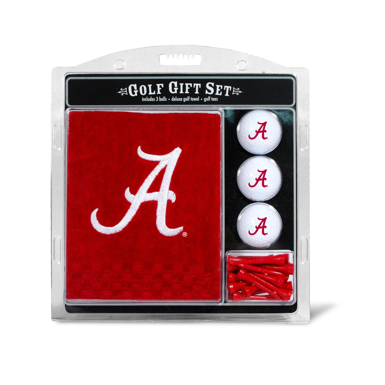 Alabama Crimson Tide Golf Gift Set with Embroidered Towel - Sports Collectibles, Sports Memorabilia, Sports Fan Shop, Sports Gifts
