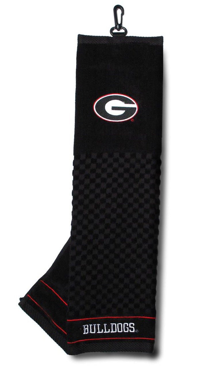 Georgia Bulldogs 16"x22" Embroidered Golf Towel - Special Order - Sports Collectibles, Sports Memorabilia, Sports Fan Shop, Sports Gifts